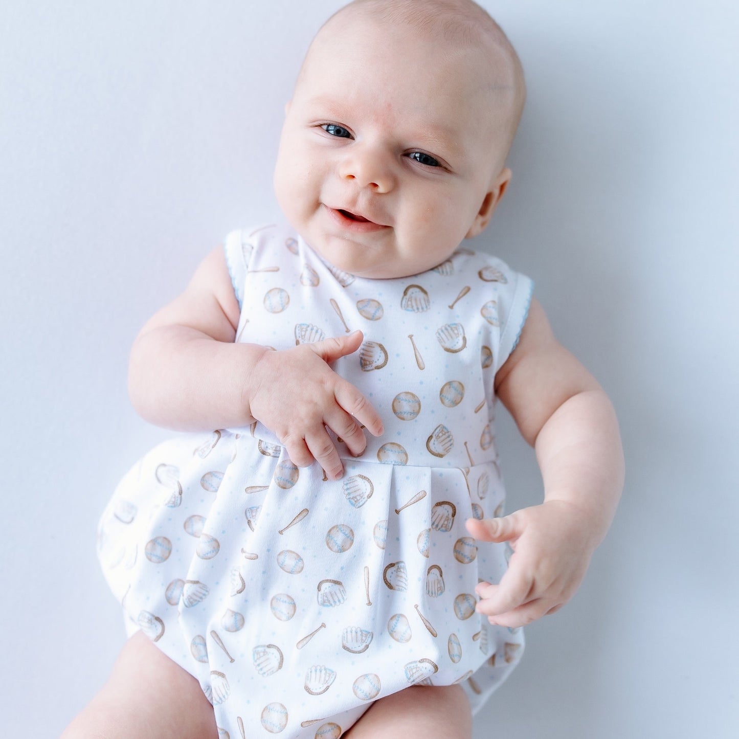 Precious Lil' Sluggers Print Bubble - Light Blue - Magnolia BabyBubble