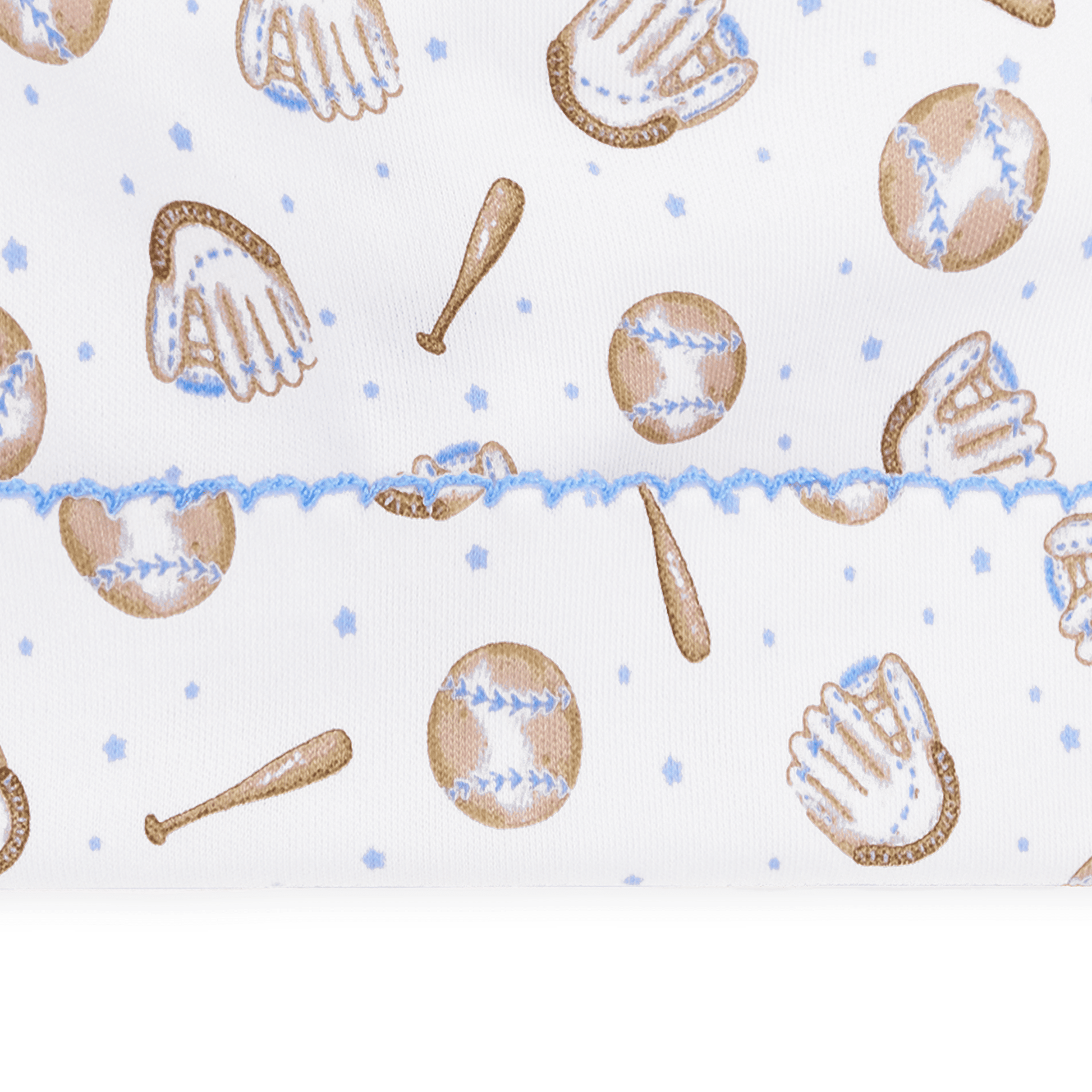 Precious Lil' Sluggers Print Hat - Light Blue - Magnolia BabyHat