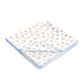 Precious Lil' Sluggers Print Swaddle Blanket - Light Blue - Magnolia BabySwaddle Blanket