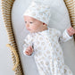 Precious Lil' Sluggers Print Zip Footie - Light Blue - Magnolia BabyFootie