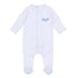 Precious Pumpkins Embroidered Footie - Light Blue - Magnolia BabyFootie