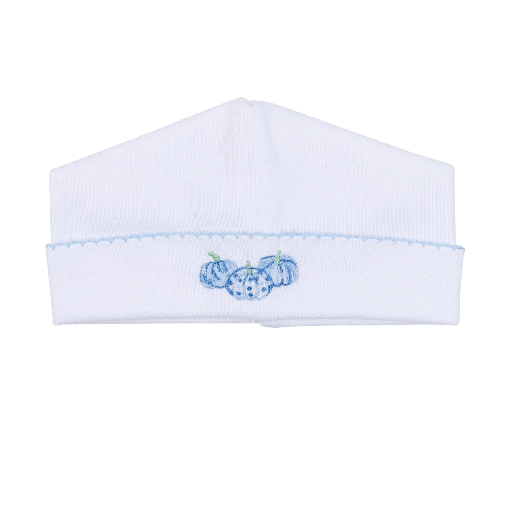 Precious Pumpkins Embroidered Hat - Light Blue - Magnolia BabyHat