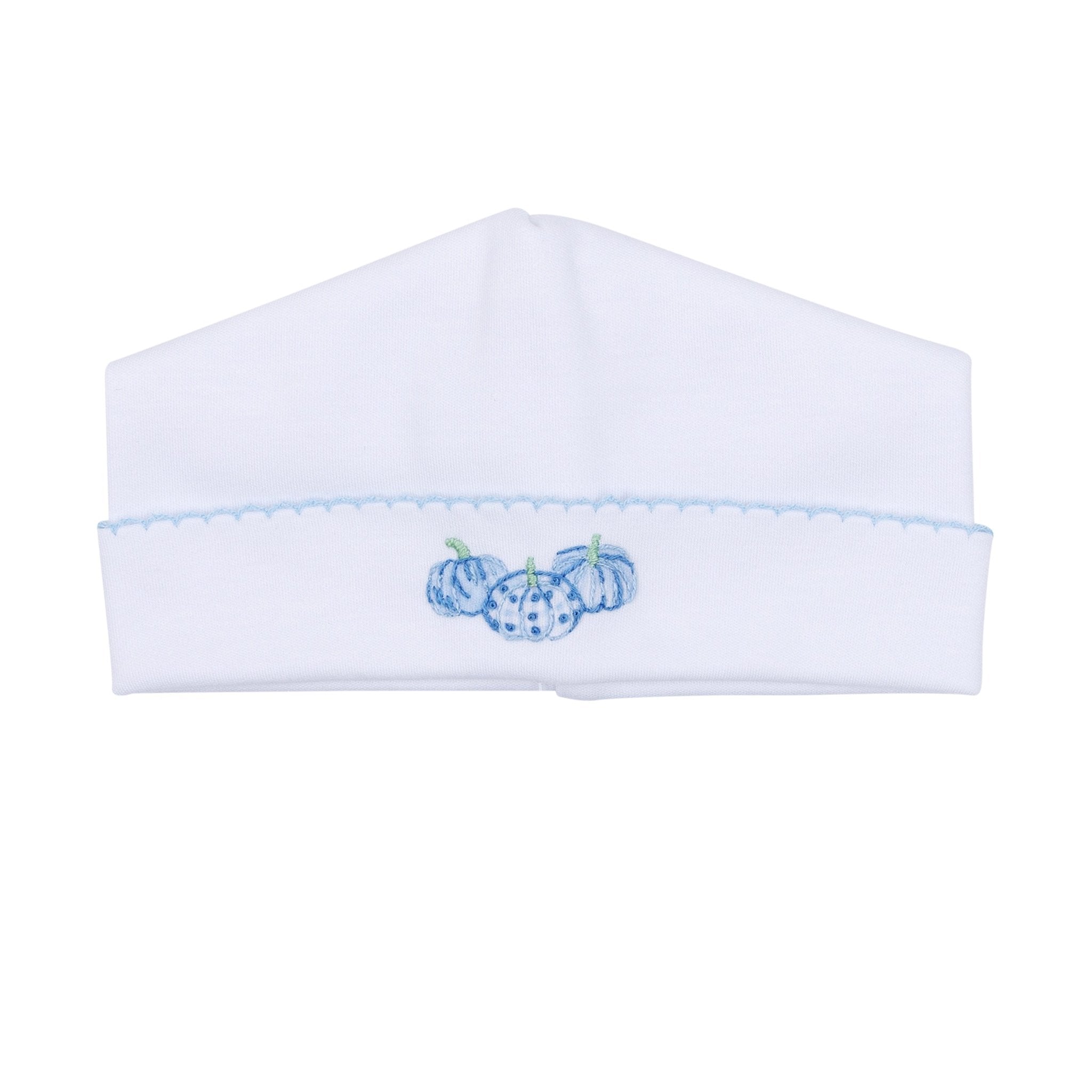 Precious Pumpkins Embroidered Hat - Light Blue - Magnolia BabyHat