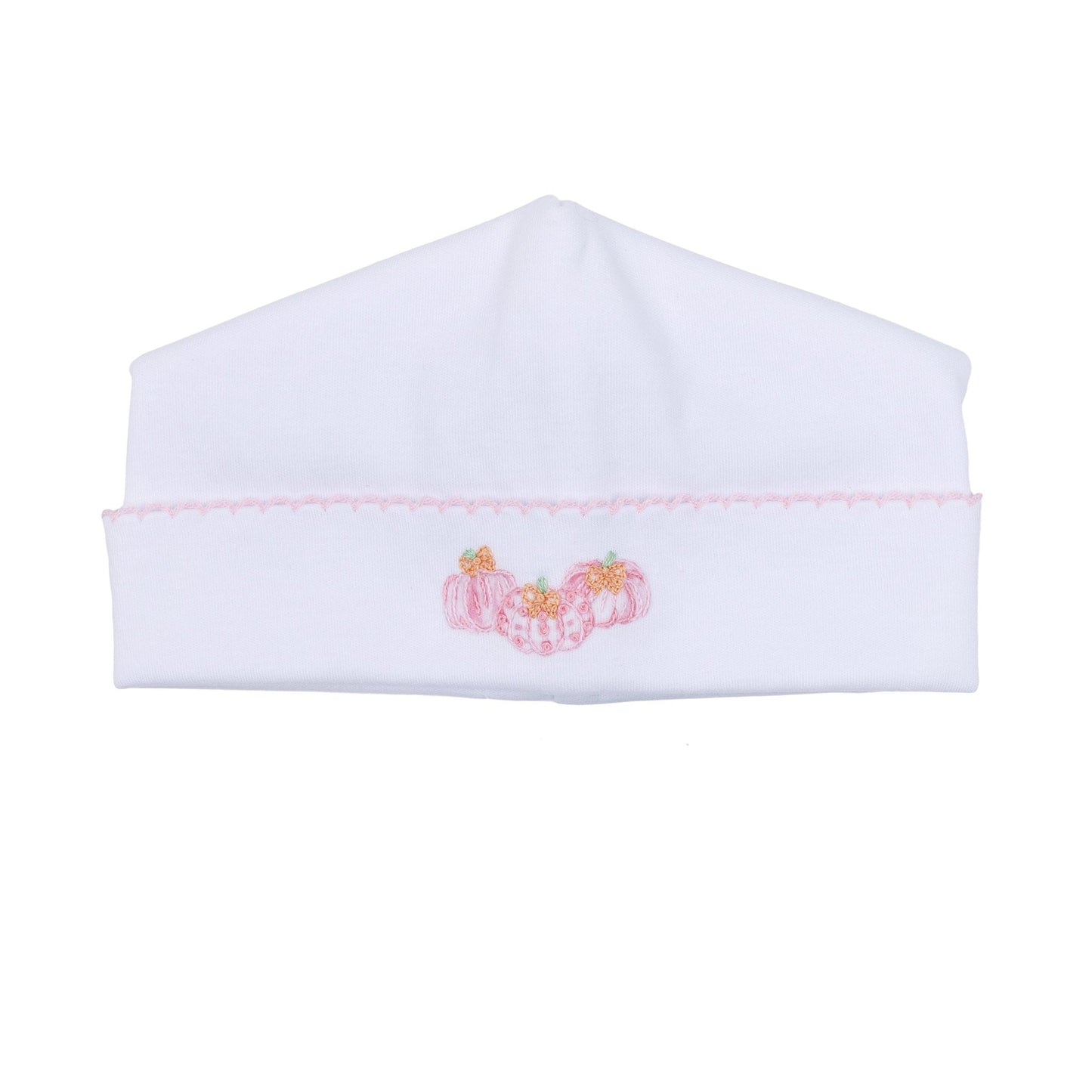 Precious Pumpkins Embroidered Hat - Pink - Magnolia BabyHat