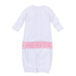 Precious Pumpkins Embroidered Ruffle Converter - Pink - Magnolia BabyConverter Gown