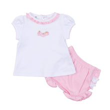  Precious Pumpkins Embroidered Ruffle Long Sleeve Diaper Cover Set - Pink - Magnolia BabyDiaper Cover