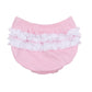 Precious Pumpkins Embroidered Ruffle Short Sleeve Diaper Cover Set - Pink - Magnolia BabyDiaper Cover