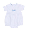 Precious Pumpkins Embroidered Short Sleeve Bubble - Light Blue - Magnolia BabyBubble