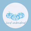 Precious Pumpkins Embroidered Short Sleeve Bubble - Light Blue - Magnolia BabyBubble