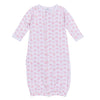 Precious Pumpkins Print Ruffle Converter - Pink - Magnolia BabyConverter Gown
