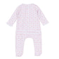 Precious Pumpkins Print Ruffle Zip Footie - Pink - Magnolia BabyFootie
