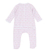 Precious Pumpkins Print Ruffle Zip Footie - Pink - Magnolia BabyFootie