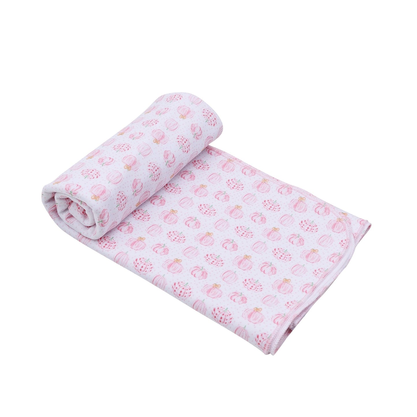 Precious Pumpkins Print Swaddle Blanket - Pink - Magnolia BabySwaddle Blanket