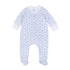 Precious Pumpkins Print Zip Footie - Light Blue - Magnolia BabyFootie