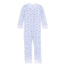  Precious Pumpkins Zip Pajamas - Light Blue - Magnolia BabyZipper Pajamas