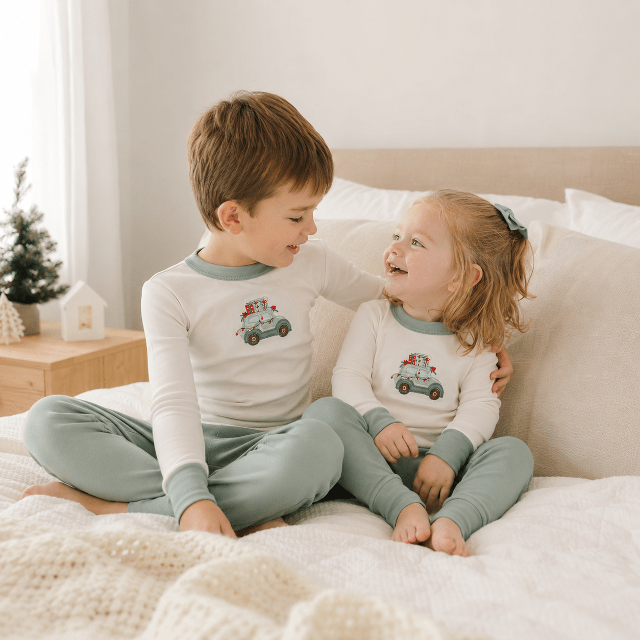 Presents Galore Long Pajamas by Luna and Arlo - Magnolia BabyLong Pajamas