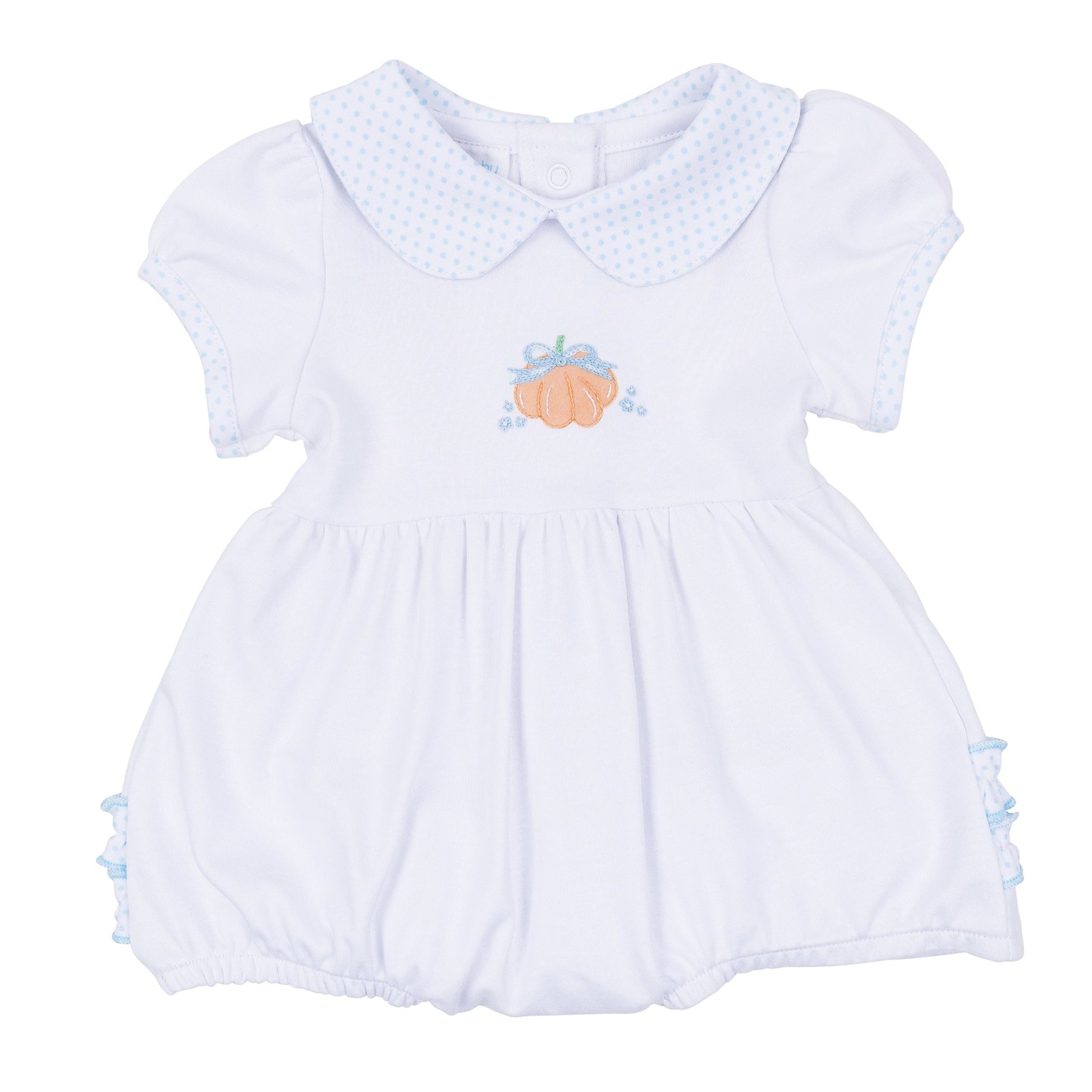 Magnolia Baby_Prettiest in the Patch Hand-Embroidered Collared Short Sleeve Bubble_2