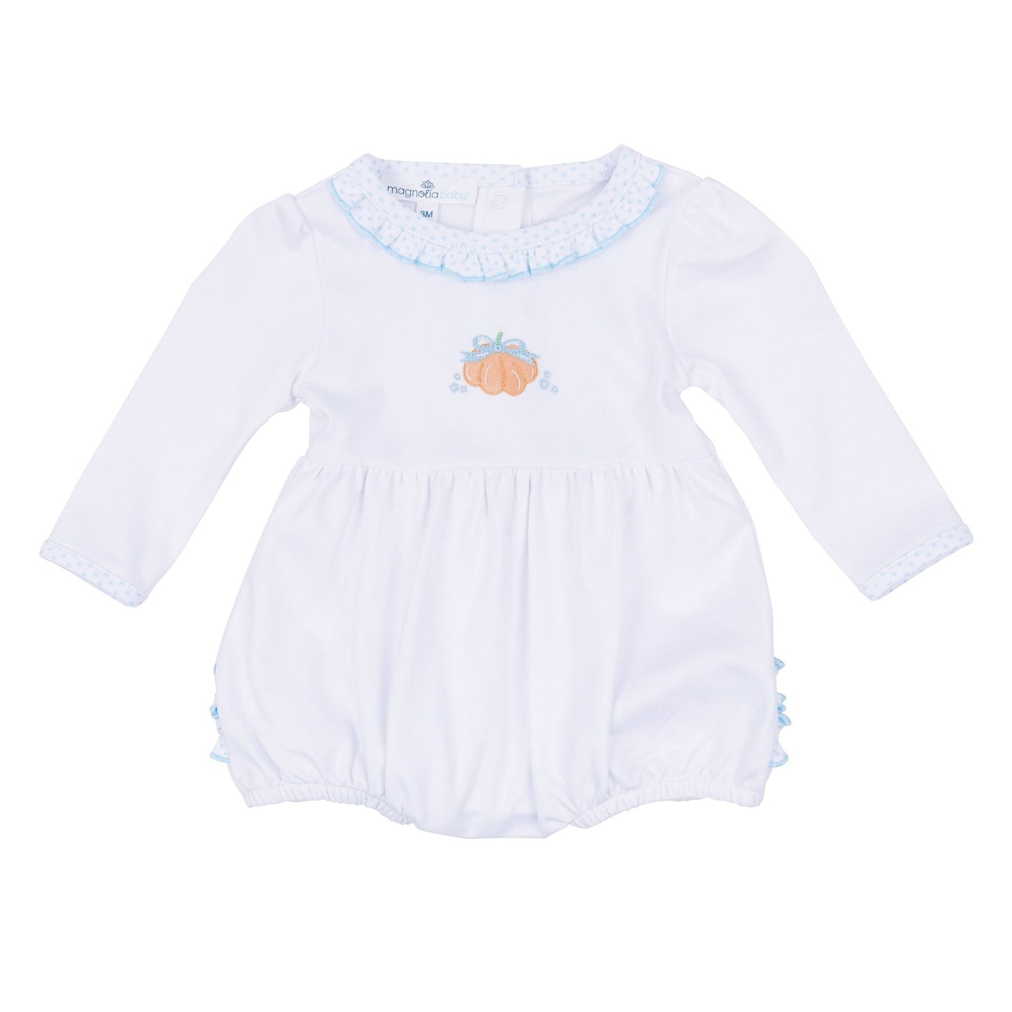 Magnolia Baby_Prettiest in the Patch Hand-Embroidered Long Sleeve Bubble_2