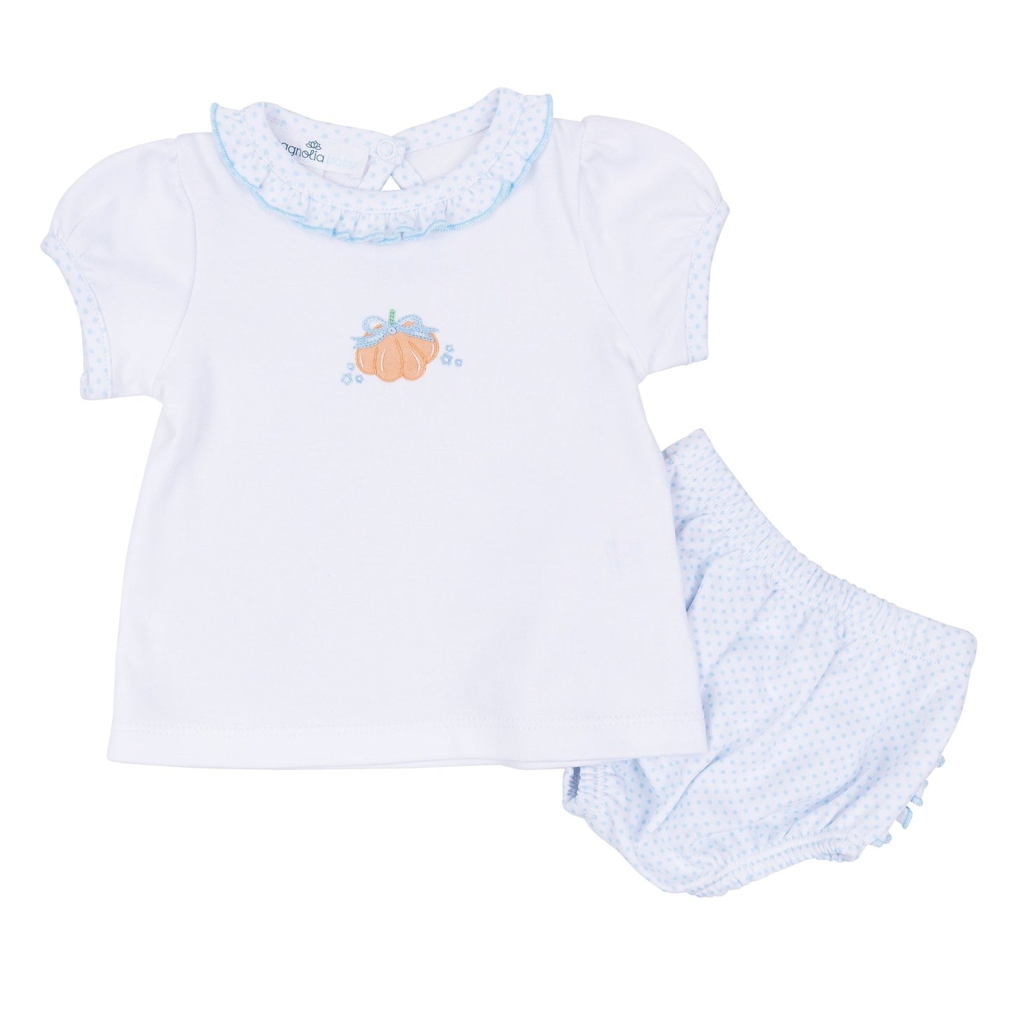 Magnolia Baby_Prettiest in the Patch Hand-Embroidered Ruffle Diaper Cover Set_2