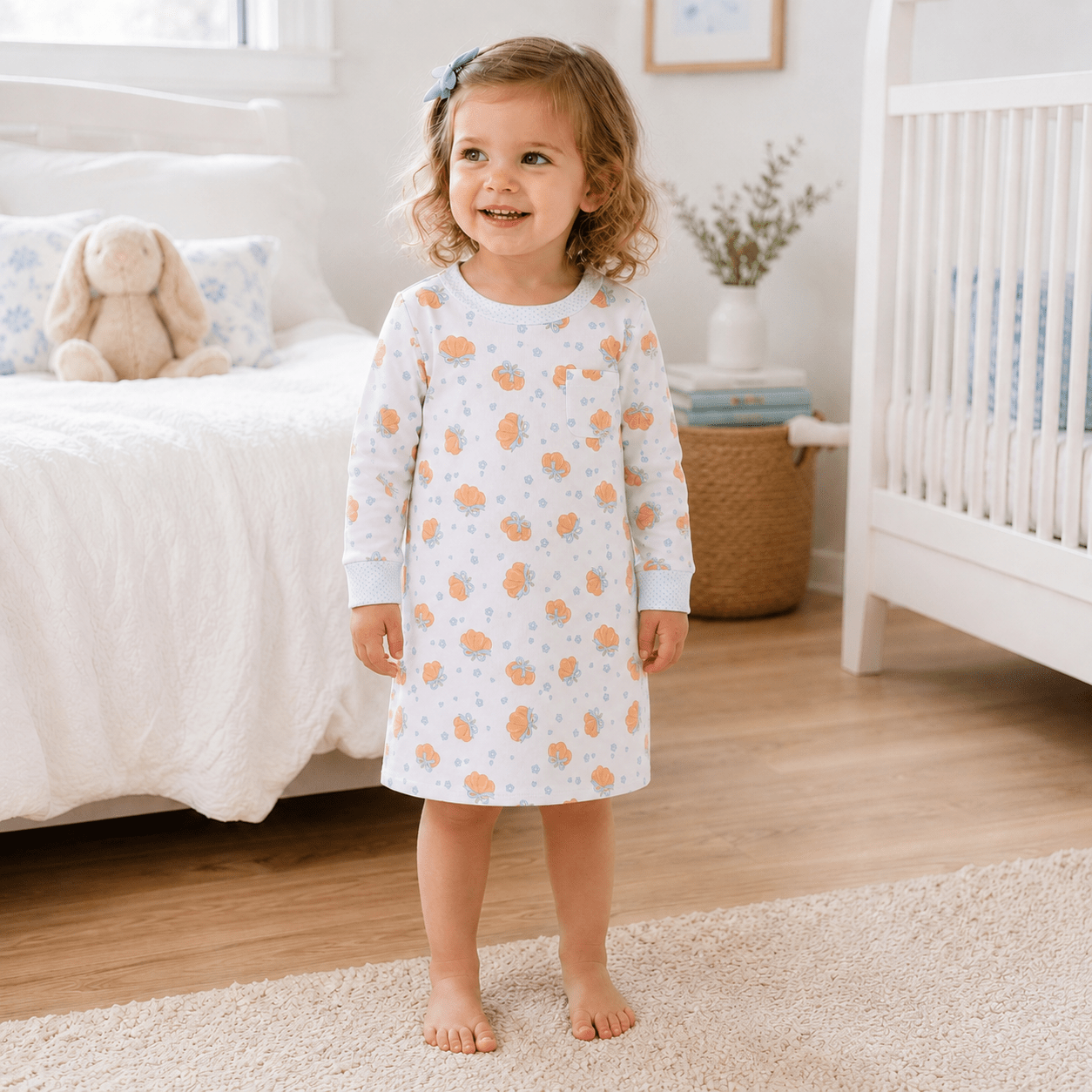 Magnolia Baby_Prettiest in the Patch Long Sleeve Nightdress_1