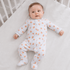 Magnolia Baby_Prettiest in the Patch Print Ruffle Zip Footie_1