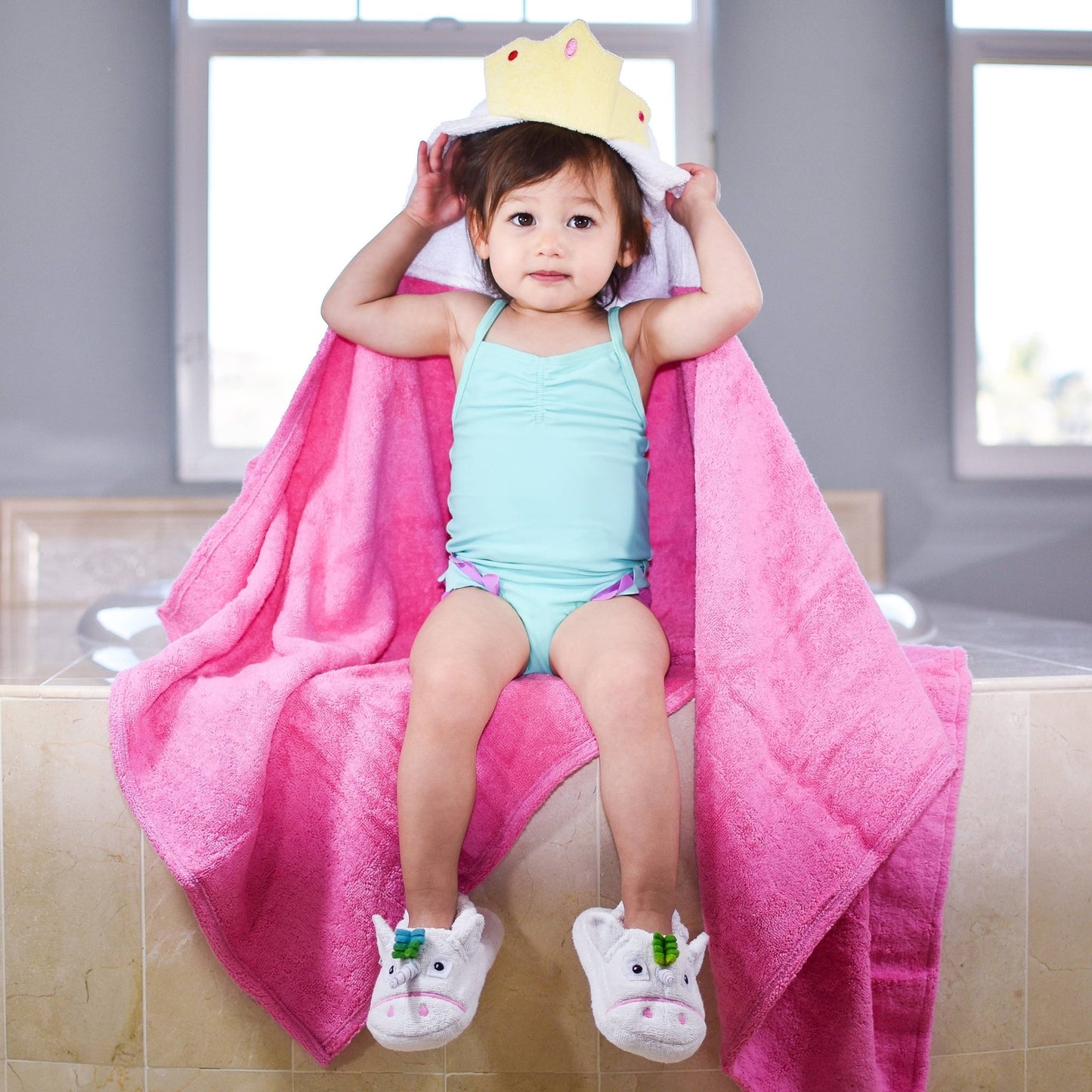 Princess Hooded Towel - Magnolia BabyHooded Towel