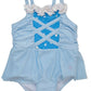Princess One Piece Swimsuit - UPF50 - Blue - Magnolia BabySwimsuit