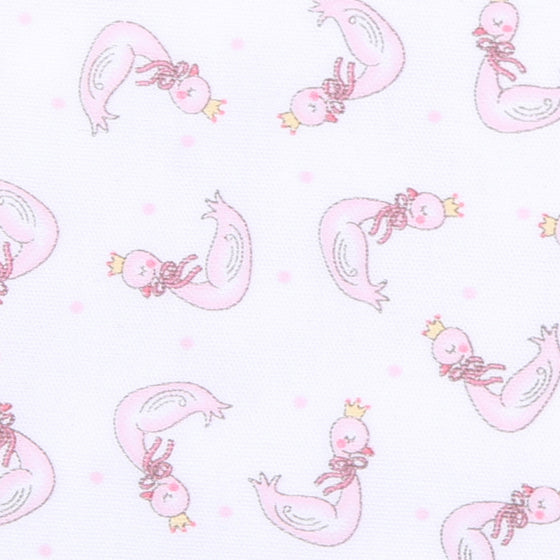 Princess Swan Pink Girl's Long Sleeve Nightdress - Magnolia BabyNightdress