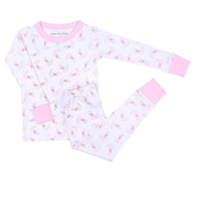  Princess Swan Pink Long Pajamas - Magnolia BabyLong Pajamas