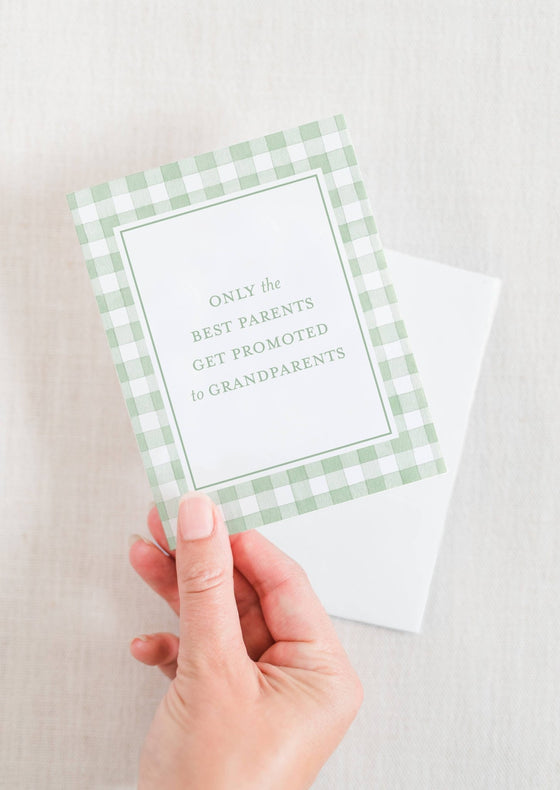Promoted to Grandparents Greeting Card - Magnolia Baby