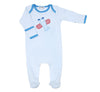 Propeller Pals Applique Lap Footie - Magnolia BabyFootie