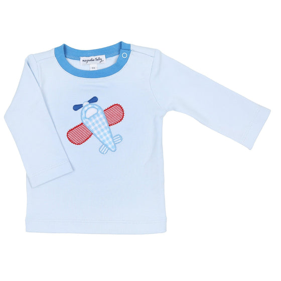 Propeller Pals Applique Long Sleeve T - Shirt - Magnolia BabyT - Shirt