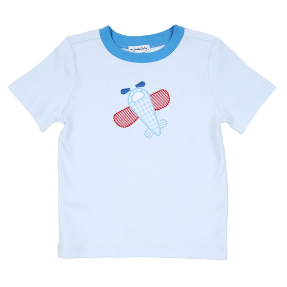 Propeller Pals Applique Short Sleeve T - Shirt - Magnolia BabyT - Shirt