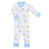 Puddleducks Blue Zip Pajamas - Magnolia BabyZipper Pajamas