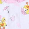 Puddleducks Pink Big Kid Long Pajamas - Magnolia BabyLong Pajamas