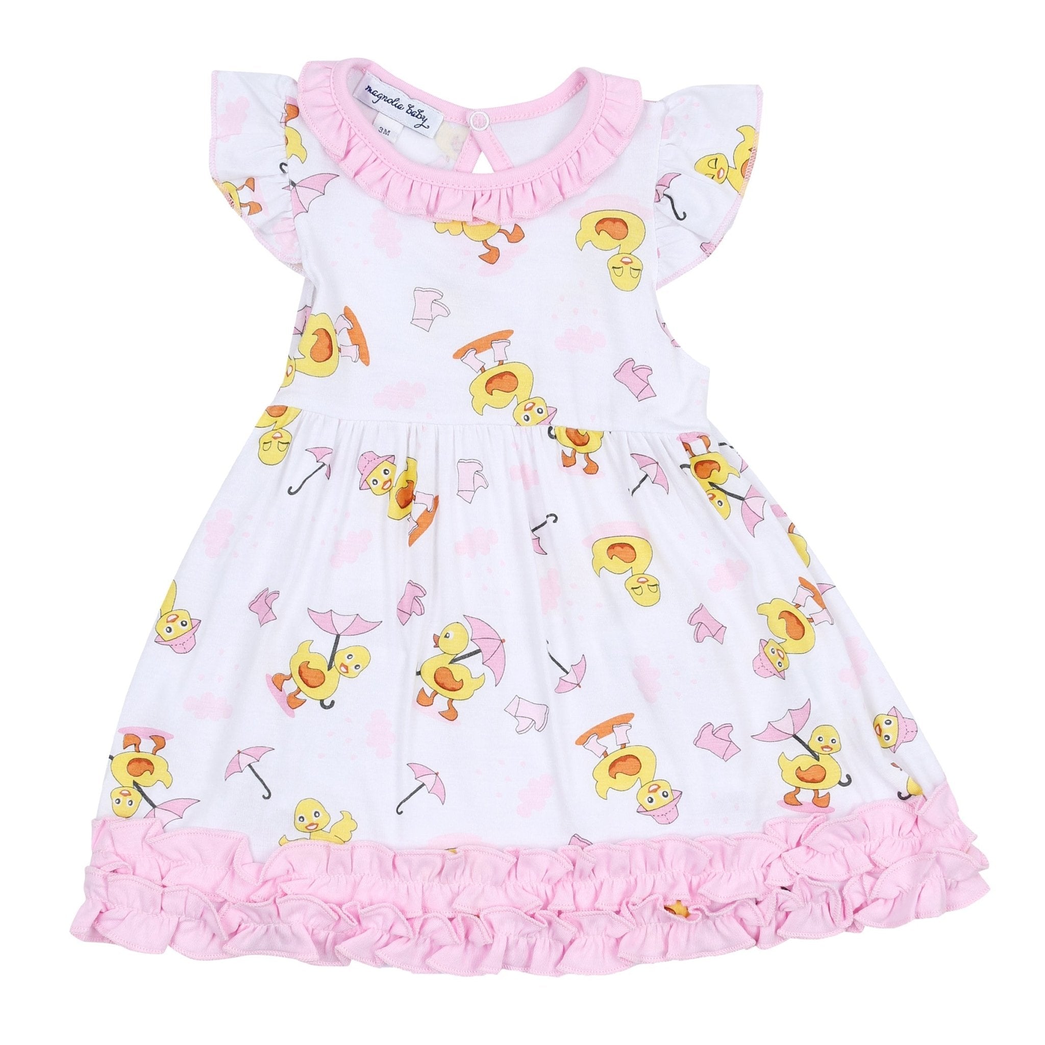Puddleducks Pink Flutters Dress Set - Magnolia BabyDress
