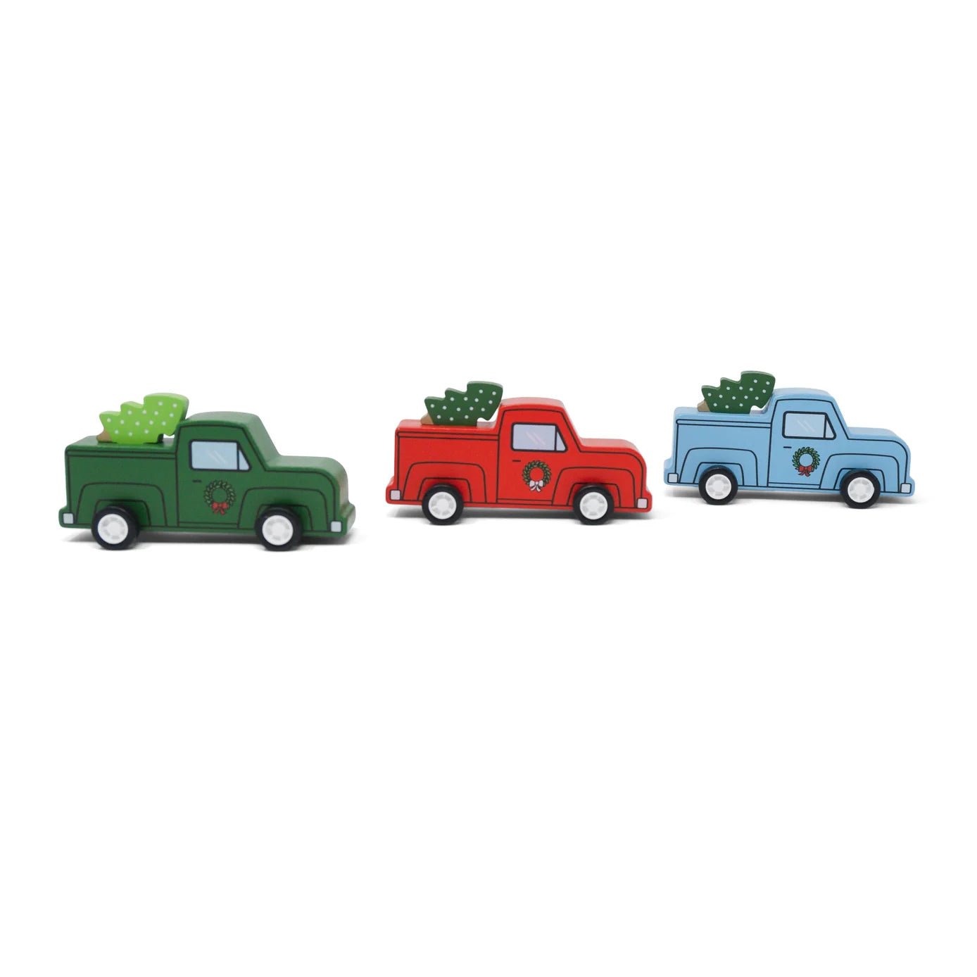 Pull Back Christmas Truck - Magnolia BabyWooden Toy