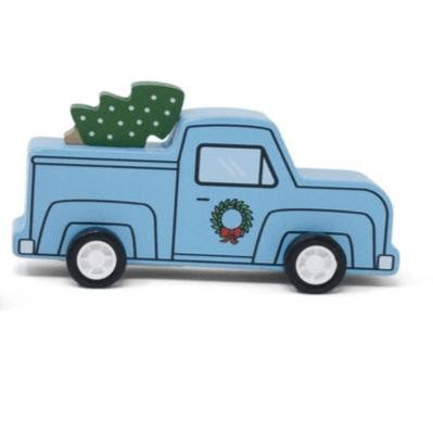 Pull Back Christmas Truck - Magnolia BabyWooden Toy
