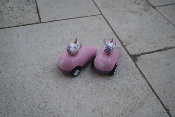 Pull Back Unicorn Cars - Magnolia BabyWooden Toy
