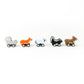 Pull Back Woodland Animals - Magnolia BabyWooden Toy