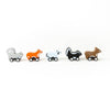Pull Back Woodland Animals - Magnolia BabyWooden Toy