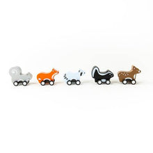 Pull Back Woodland Animals - Magnolia BabyWooden Toy