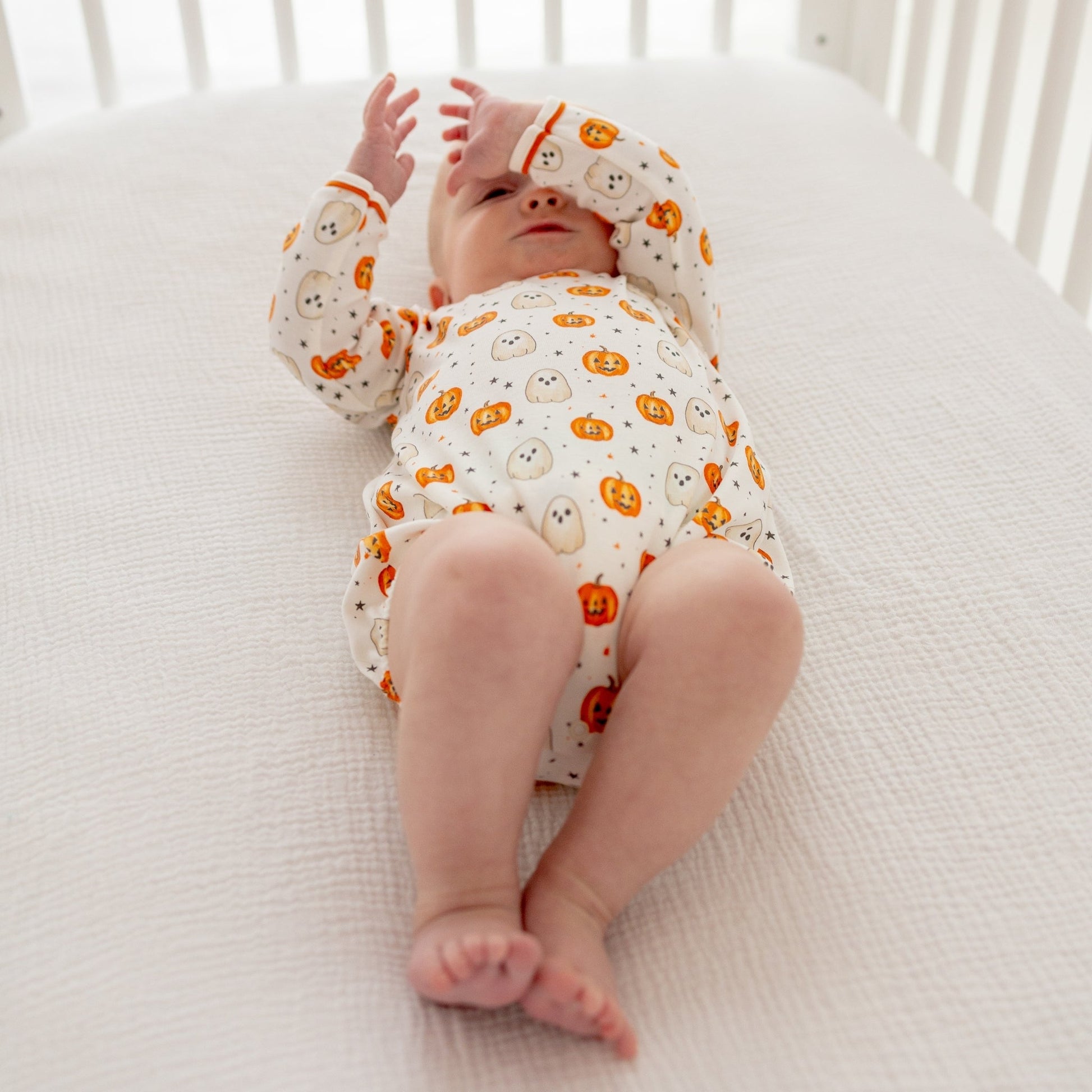 Luna and Arlo_Pumpkin and Boo Boy Long Sleeve Bubble_6