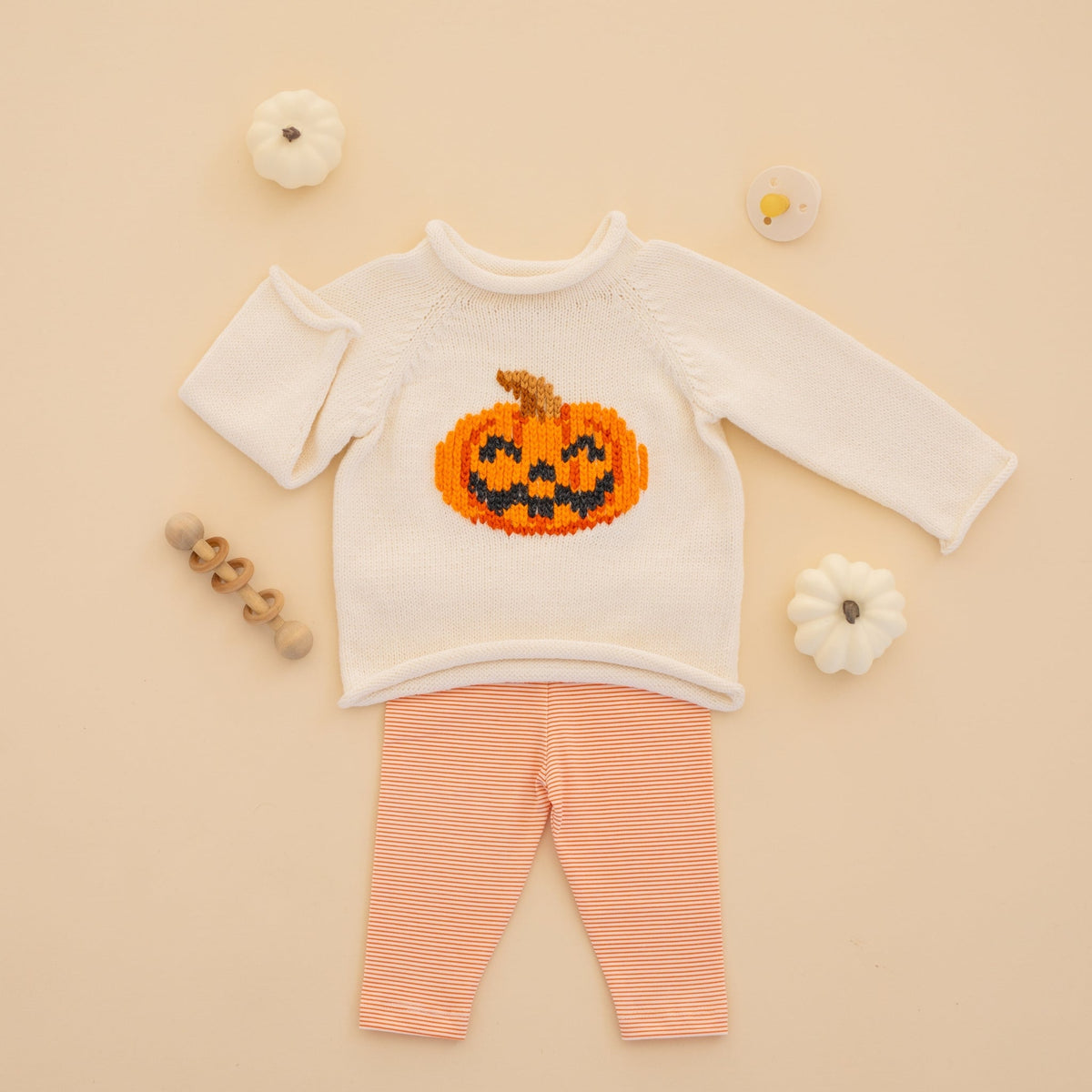 Luna and Arlo_Pumpkin and Boo Pullover Sweater_7