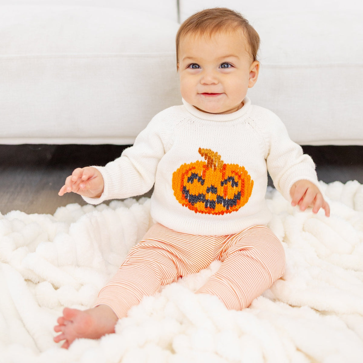 Luna and Arlo_Pumpkin and Boo Pullover Sweater_1