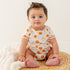 Luna and Arlo_Pumpkin and Boo Short Sleeve Boy Bubble_1