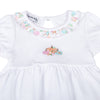 Pumpkin Blush Embroidered Short Sleeve Dress - Magnolia BabyDress