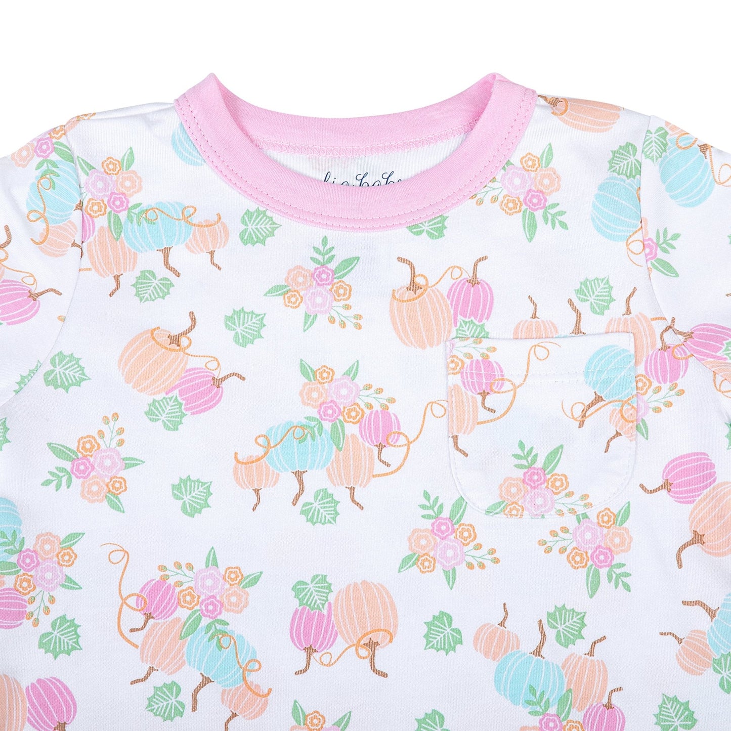 Pumpkin Blush Girl's Short Sleeve Nightdress - Magnolia BabyNightdress
