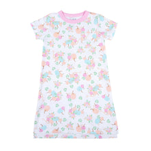  Pumpkin Blush Girl's Short Sleeve Nightdress - Magnolia BabyNightdress