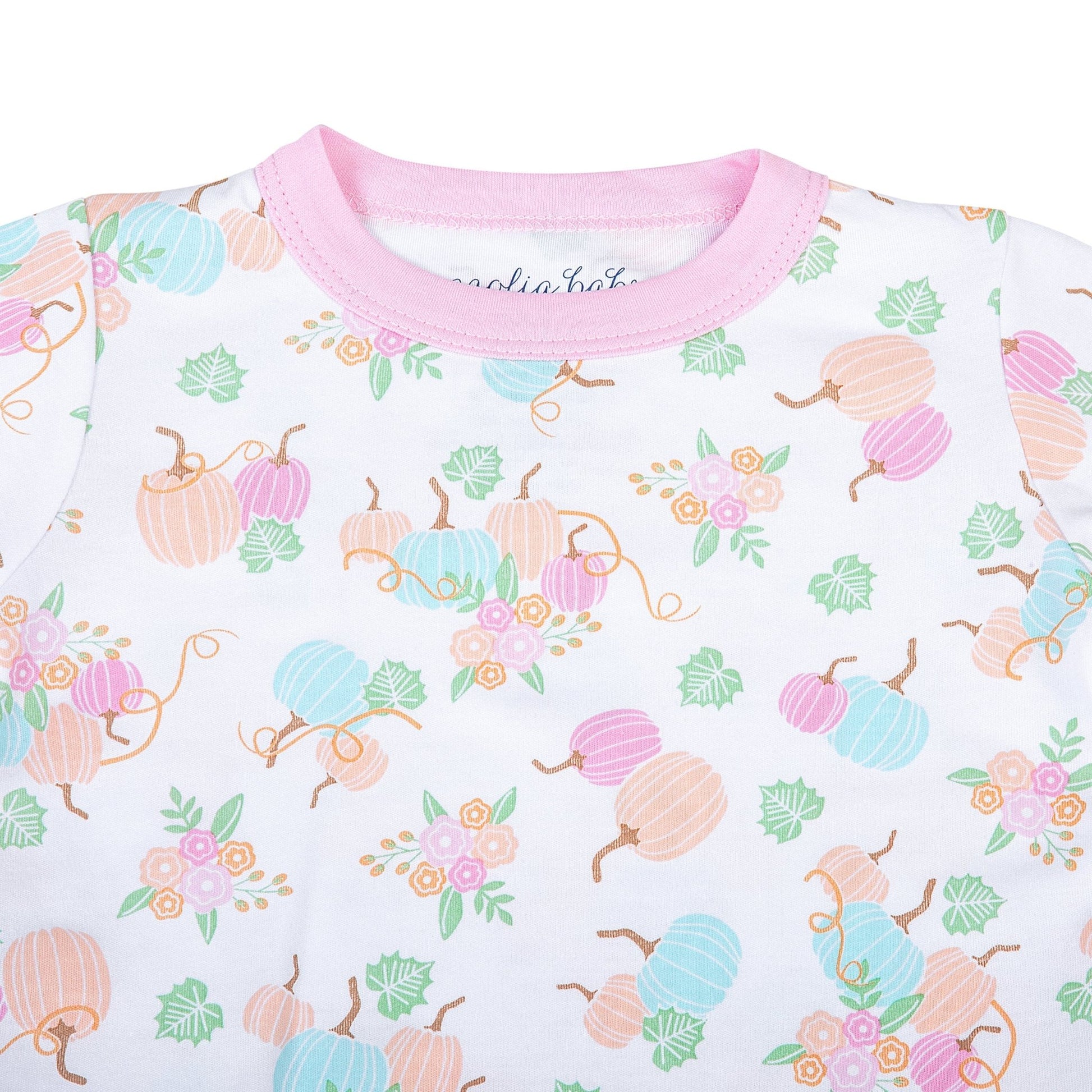 Pumpkin Blush Long Pajamas - Magnolia BabyLong Pajamas